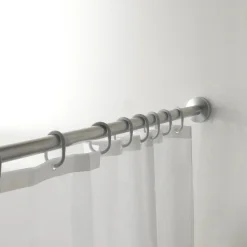 Set 12 anelli per tende doccia bianco