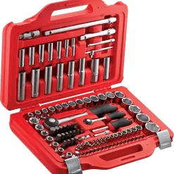 Set assortito di bussole esagonali ed inserti per avvitatura (100 pz)