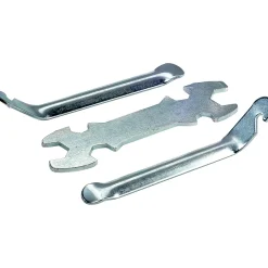 Set completo di chiavi e levacoperture per biciclette 3 pz