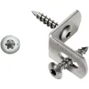 Set connettori in acciaio inox per recinzione Spax 7x35 mm 12 pz