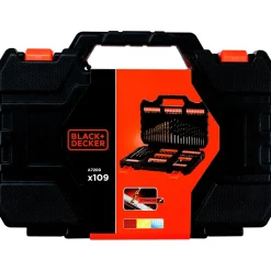 Set per forare ed avvitare Black+Decker 109 pz