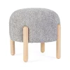 Sgabello Dayla grigio chiaro