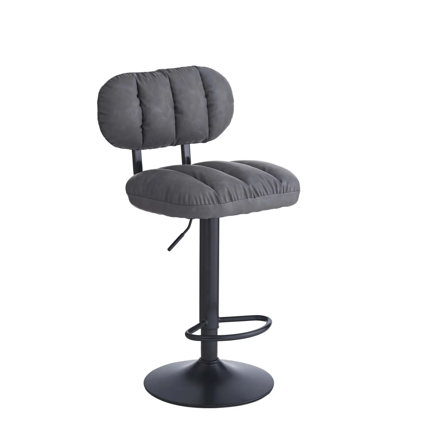 Sgabello estensibile Tati 43x40x61/81 cm Grigio 4 pz