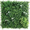 Siepe artificiale Costa Rica verticale in polietilene 1x1 m verde