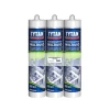 Sigillante Acetico Multiuso Tripack Tytan antimuffa trasparente 280 ml