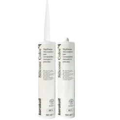Silicone sigillante KERAKOLL per ceramiche e mosaici 310 ml Bianco scuro