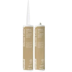 Silicone sigillante KERAKOLL per ceramiche e mosaici 310 ml Marrone chiaro 1