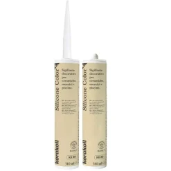 Silicone sigillante KERAKOLL per ceramiche e mosaici 310 ml Ocra 1