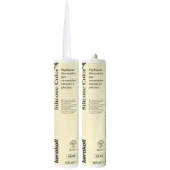 Silicone sigillante KERAKOLL per ceramiche e mosaici 310 ml Ocra chiaro 2
