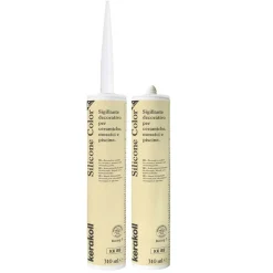 Silicone sigillante KERAKOLL per ceramiche e mosaici 310 ml Ocra chiaro 1