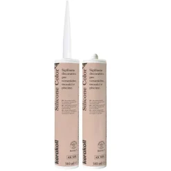 Silicone sigillante KERAKOLL per ceramiche e mosaici 310 ml Rosa chiaro