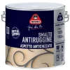 Smalto antiruggine antichizzato grigio chiaro grana fine 2 l Boero