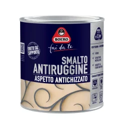 Smalto antiruggine antichizzato grigio grana fine 500 ml Boero