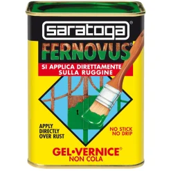 Smalto antiruggine Saratoga in gel Fernovus brillante 750 ml bianco ghiaccio