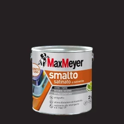 Smalto a solvente satinato MaxMeyer nero 2 l