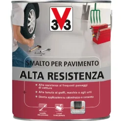Smalto a solvente V33 rosso mattone 2,5 l