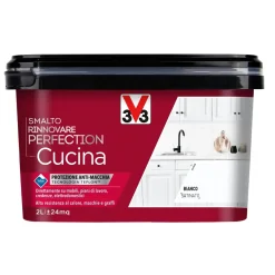 Smalto multimateriale per cucina Rinnovare Perfection Bianco Satinato 2 lt