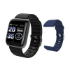 Smartwatch 4 Bluetooth multifunzione con cassa in metallo e 2 cinturini