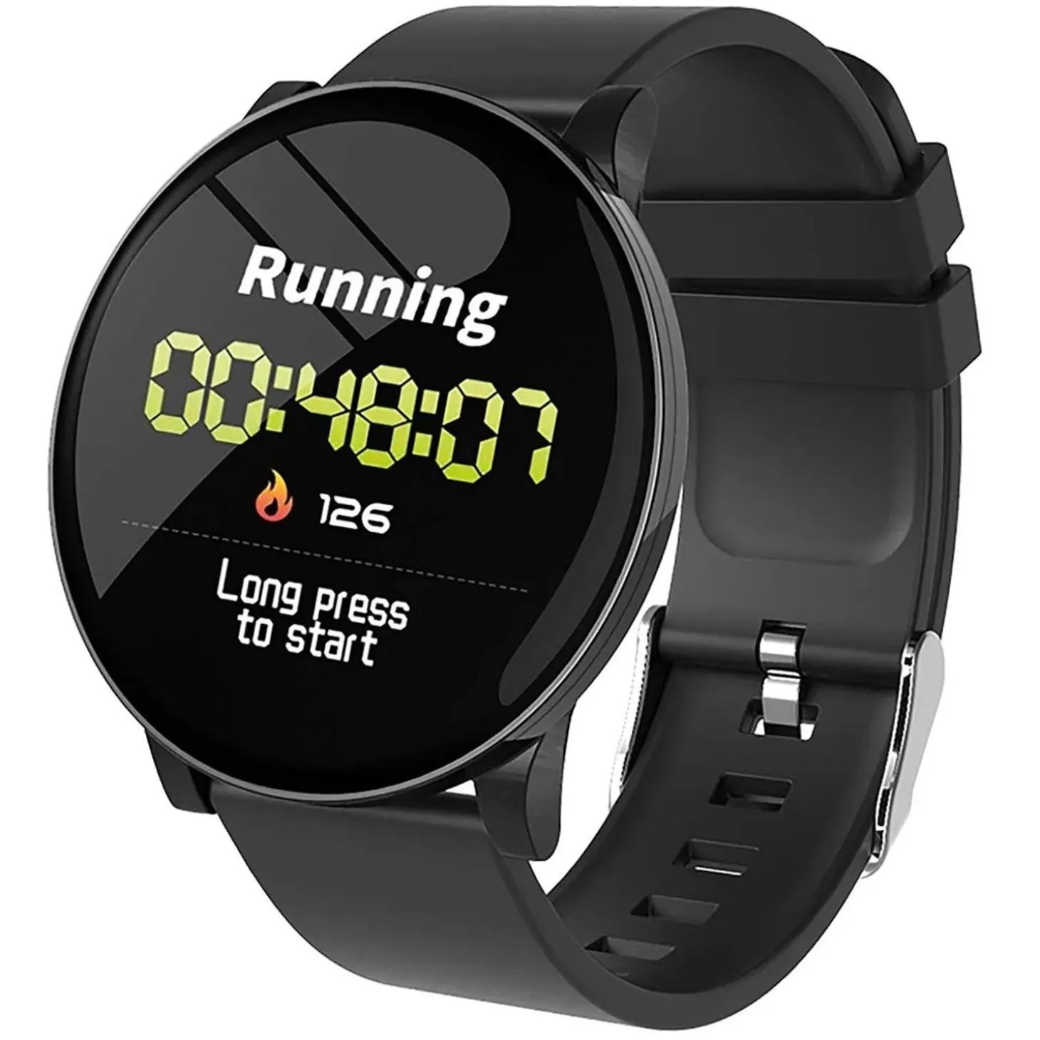 Smartwatch 5 BT IP65 cassa in metallo e sensore cardio Rosa