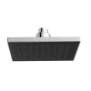 Soffione quadro 16x16 cm cromato Serie Square