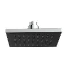 Soffione quadro 16x16 cm cromato Serie Square
