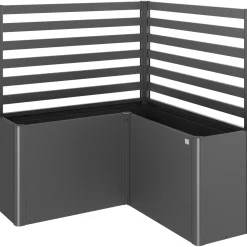 Sostegno per piante Biohort per forma a L 150 cm Grigio scuro met 2 pz