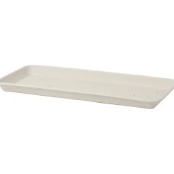 Sottocassetta rettangolare Omnia in plastica 65x30x4 cm bianco pietra