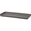 Sottocassetta rettangolare Omnia in plastica 51x23x3 cm grigio fumo