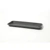 Sottocassetta rettangolare Omnia in plastica 37x19x3,3 cm Grigio Fumo Light