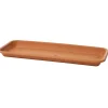 Sottocassetta rettangolare Omnia 37x19x3,3 cm in plastica terracotta