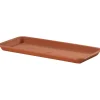 Sottocassetta rettangolare Omnia 51x23x3 cm in plastica terracotta