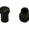 4 sottopiede gomma a tappo 12 mm nero