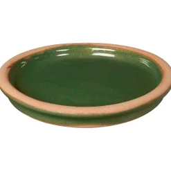 Sottovaso in terracotta smaltata Romance Deroma Ø 31 cm