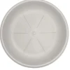 Sottovaso rotondo in plastica Ø 28 cm ghiaccio