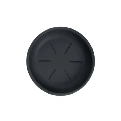 Sottovaso rotondo in plastica Ø 24 cm grafite