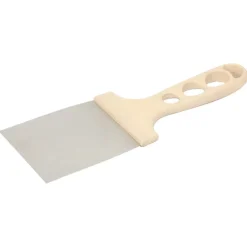 Spatola in acciaio inox con manico ecowood 100 mm