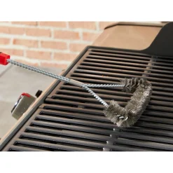 Spazzola per barbecue Weber 3 lati nero rosso 46 cm