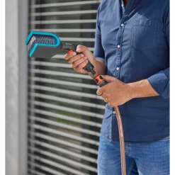 Spazzola per veneziane Gardena Cleansystem con presa acqua grigio-turchese
