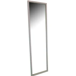Specchiera box da parete con cornice finitura rovere 30x120 cm