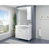 Specchiera con pensile e illuminazione Led 105 cm
