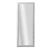 Specchiera in legno di ajus Maxi Praga 40x120 cm argento