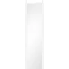 Specchio Bea da appendere bianco con Cornice e ganci inclusi