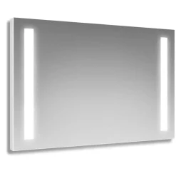 Specchio con 2 fasce retroilluminate LED LYRA 100x70 cm