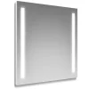 Specchio con 2 fasce retroilluminate LED LYRA 90x70 cm