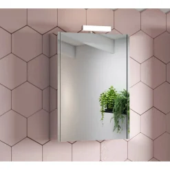 Specchio contenitore bagno 1 anta Akira 70x51,5x15,5 cm