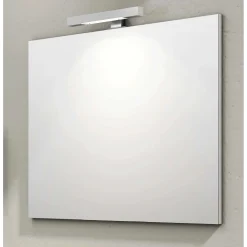 Specchio da bagno con fissaggio a parete 70x68 cm