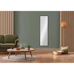 Specchio da parete Milo 40x150 cm nero