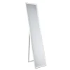 Specchio in legno Loreley rettangolare bianco 35x160 cm