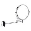 Specchio makeup con braccio di estensione 23,2x28,2 cm cromo
