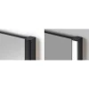 Specchio per bagno Megan nero 120x80 cm